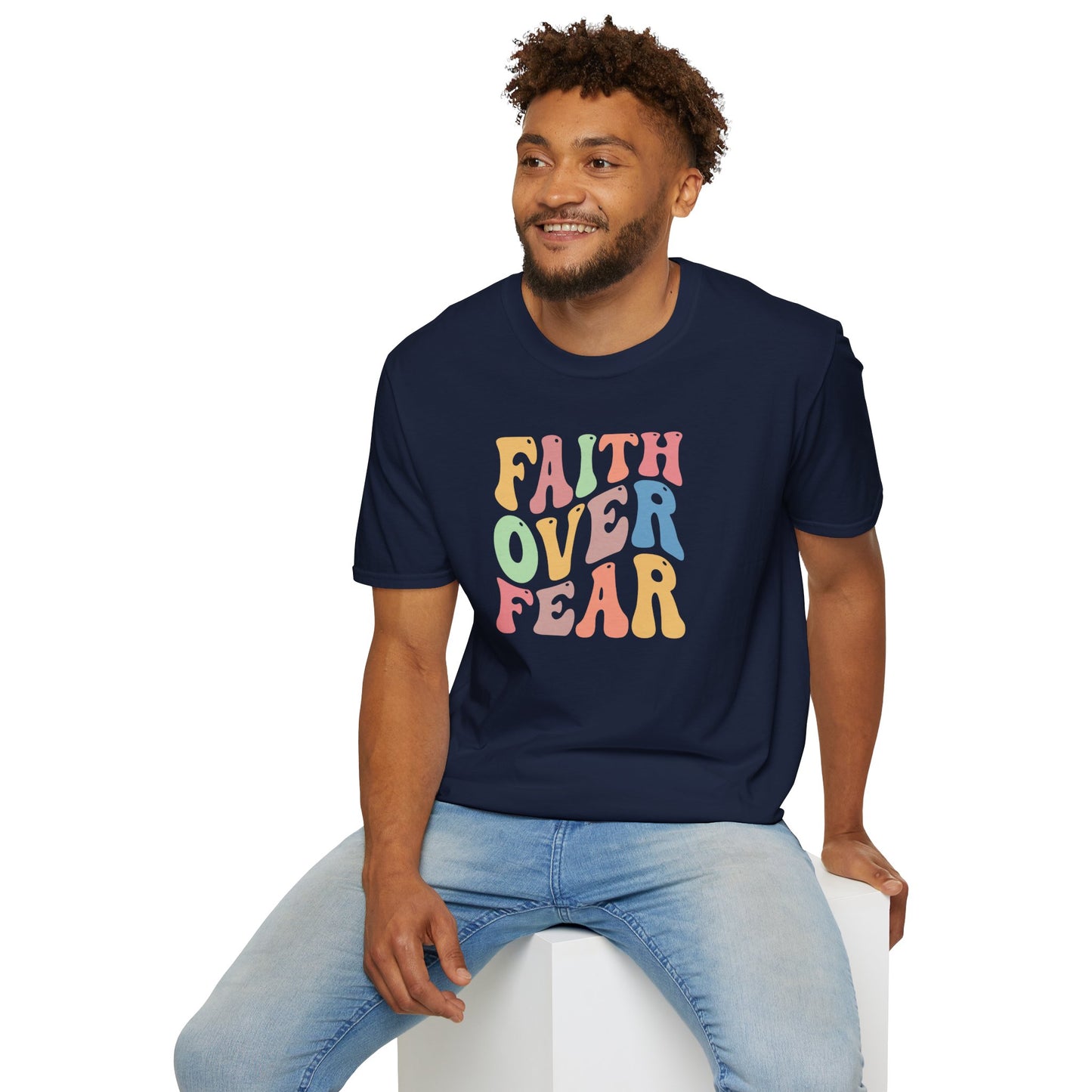 Faith Over Fear Unisex Softstyle T-Shirt