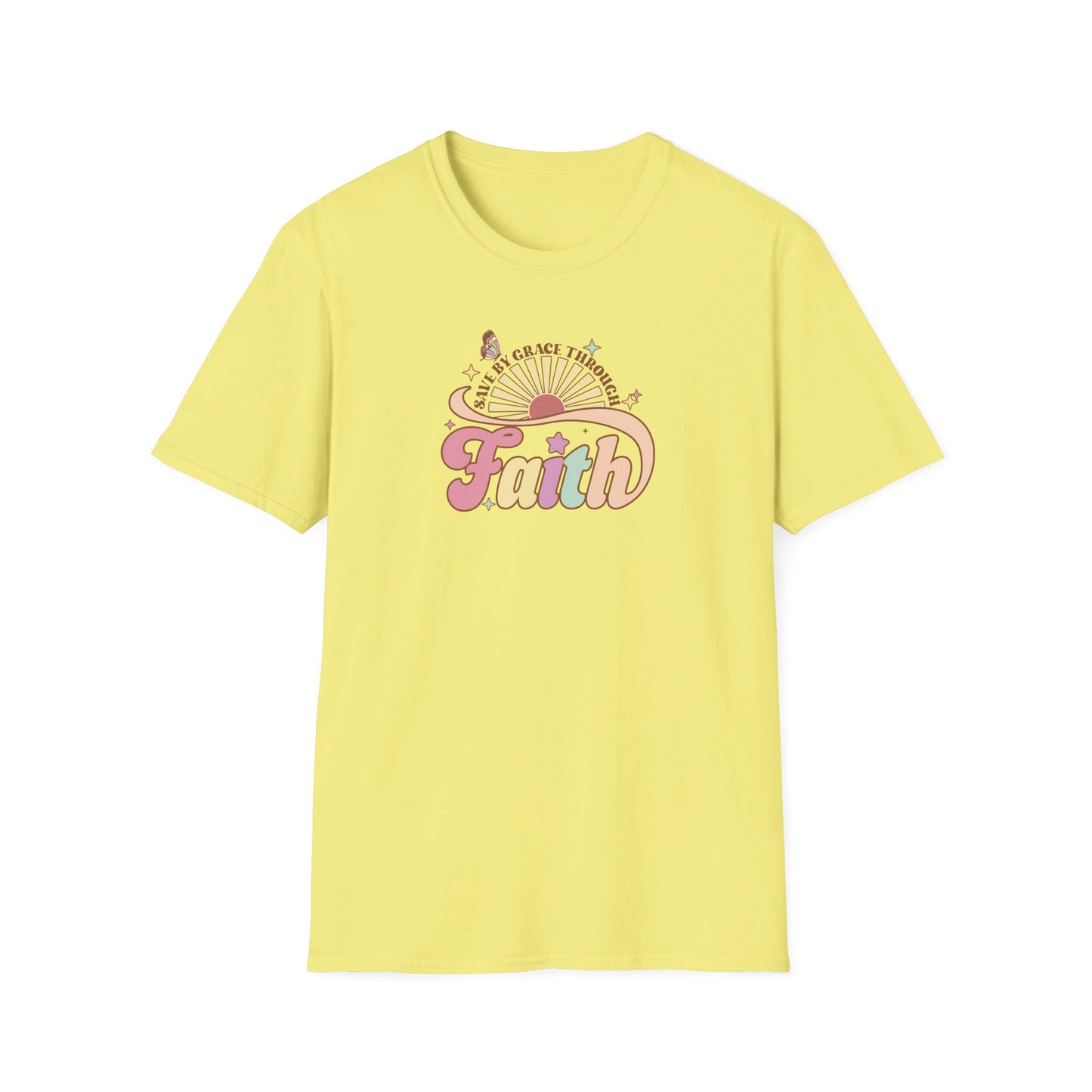 "Saved by Grace Through Faith" Unisex Softstyle T-Shirt