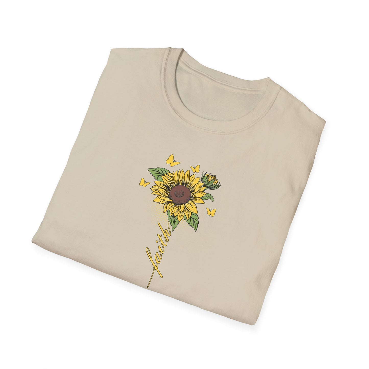 Faith Flower Unisex Softstyle T-Shirt