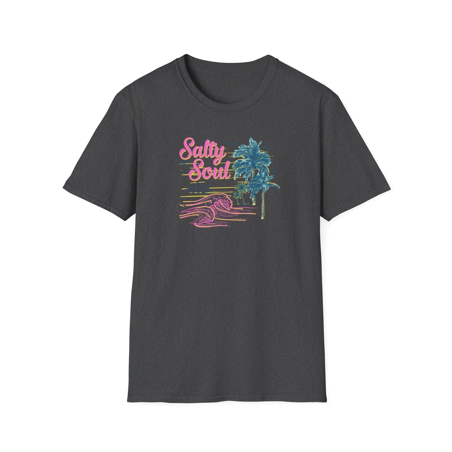 "Salty Soul" Front Print Unisex Softstyle T-Shirt