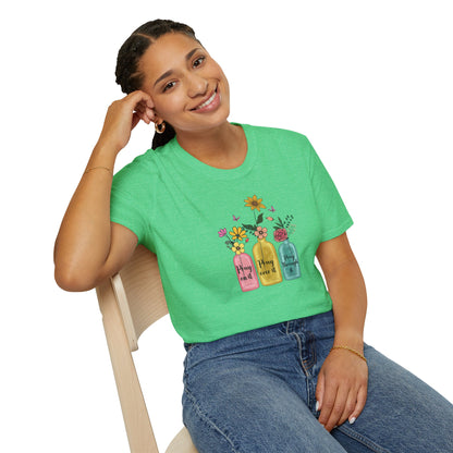 Jars of Flowers Unisex Softstyle T-Shirt