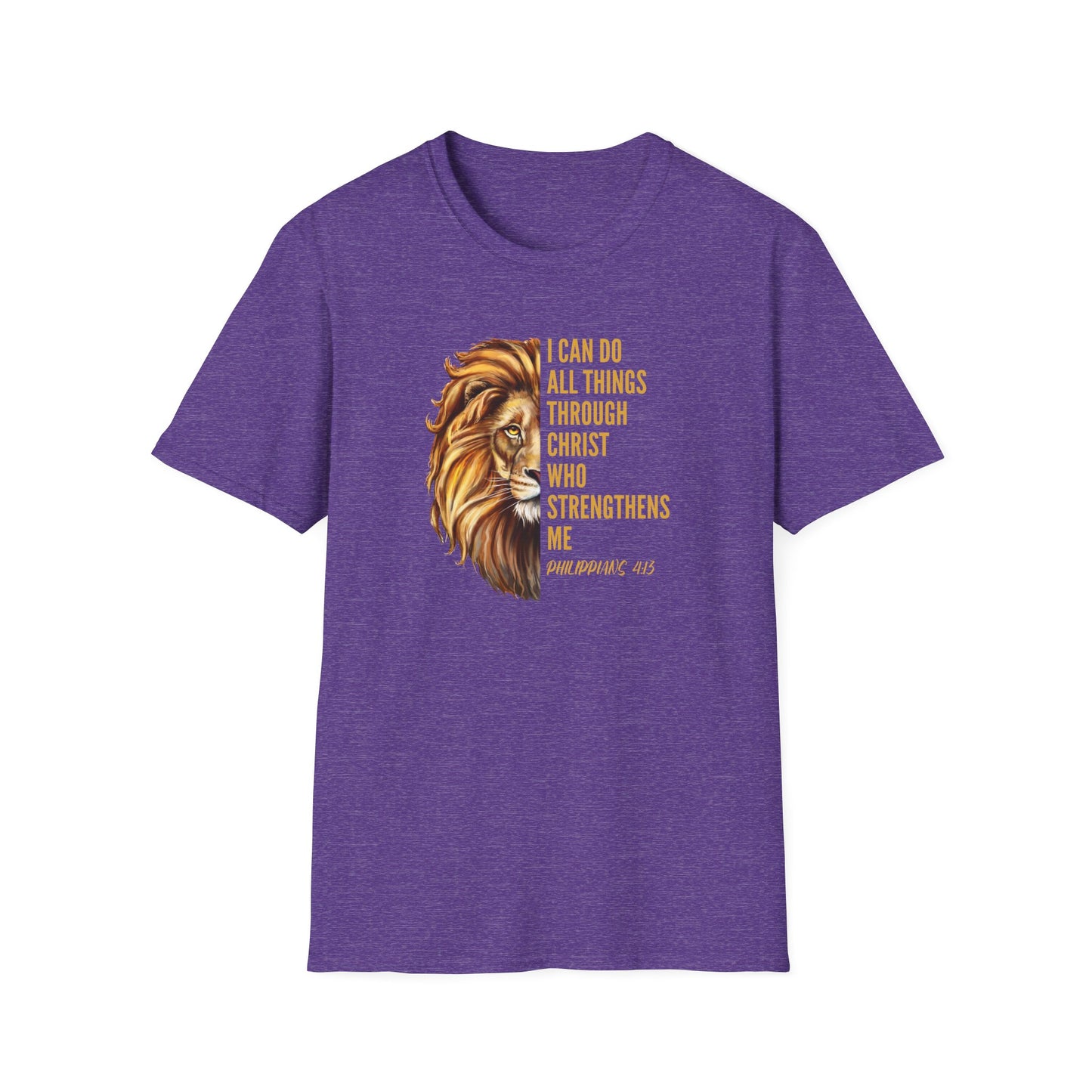 "I Can Do All Things Through Christ" - Unisex Softstyle T-Shirt