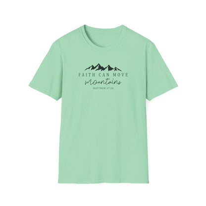 Faith Can Move Mountains D-2 Unisex Softstyle T-Shirt