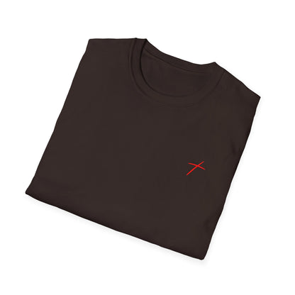 "Rooted In Christ" Back Print Unisex Softstyle T-Shirt