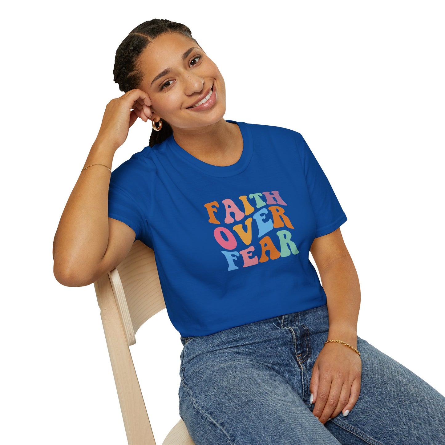 "Faith Over Fear" Unisex Softstyle T-Shirt