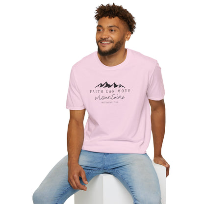 Faith Can Move Mountains D-2 Unisex Softstyle T-Shirt