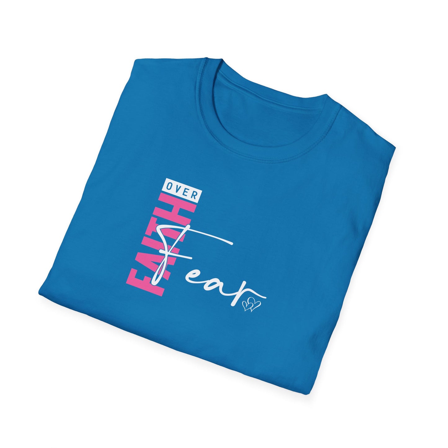 Faith Over Fear 1Unisex Softstyle T-Shirt