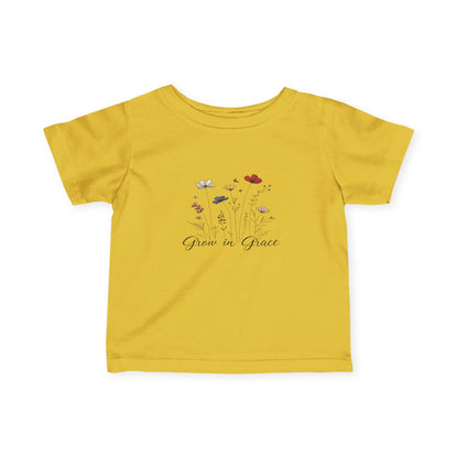 "Grow in Grace" - Infant Fine Jersey Tee