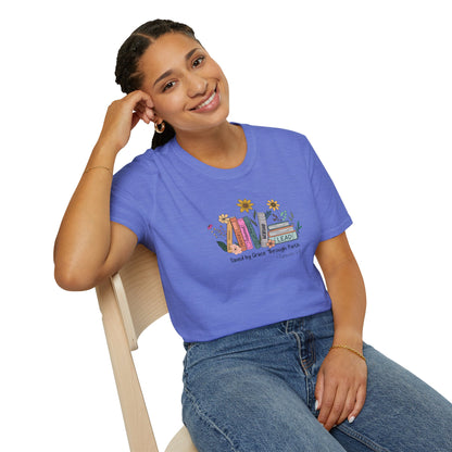 Flowers & Books Unisex Softstyle T-Shirt