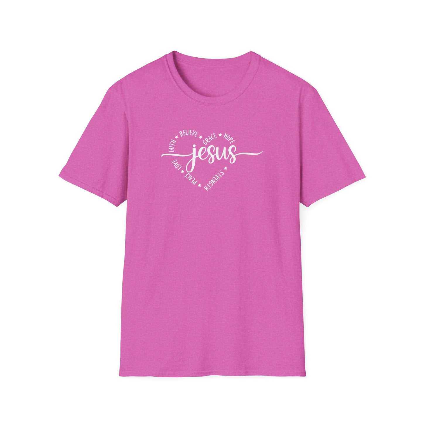Heart-Jesus Unisex Softstyle T-Shirt