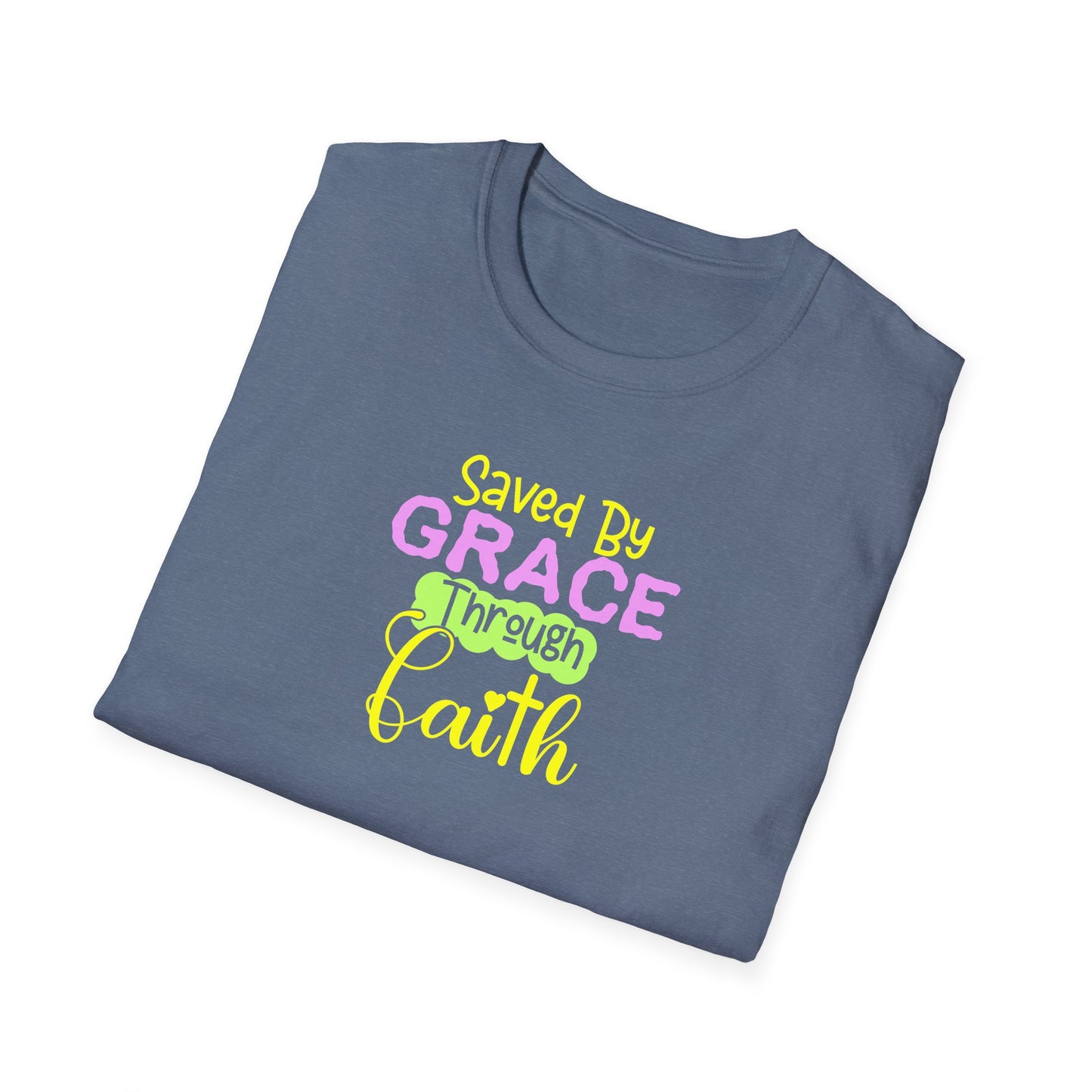 "Saved by Grace Through Faith" Unisex Softstyle T-Shirt