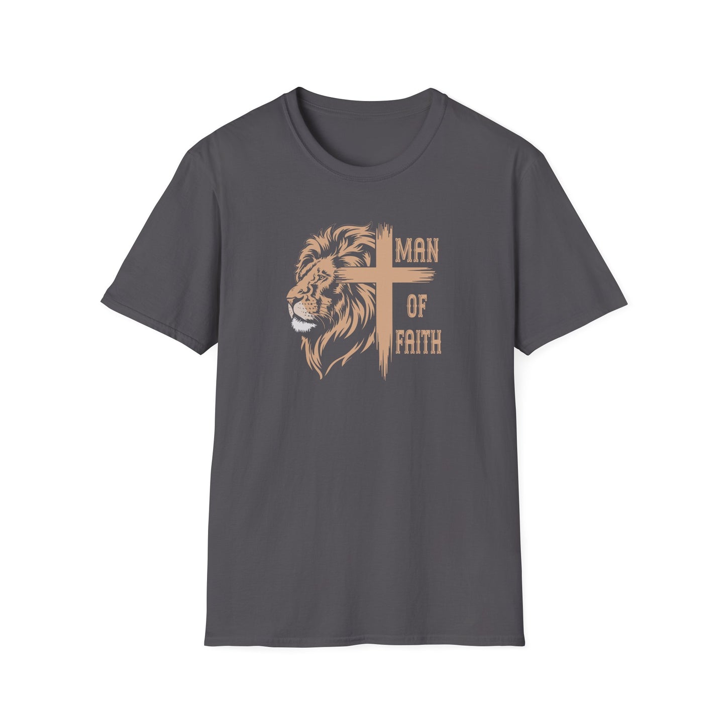 "Man of Faith" Front Print Unisex Softstyle T-Shirt