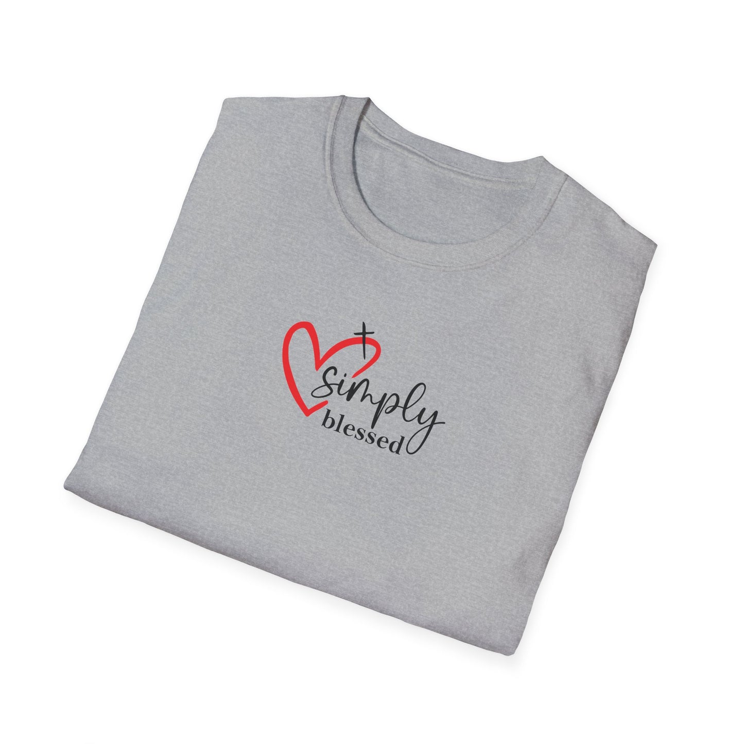 "Simply Blessed" Unisex Softstyle T-Shirt