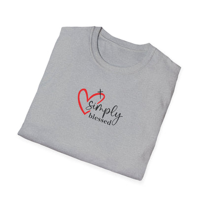 "Simply Blessed" Unisex Softstyle T-Shirt