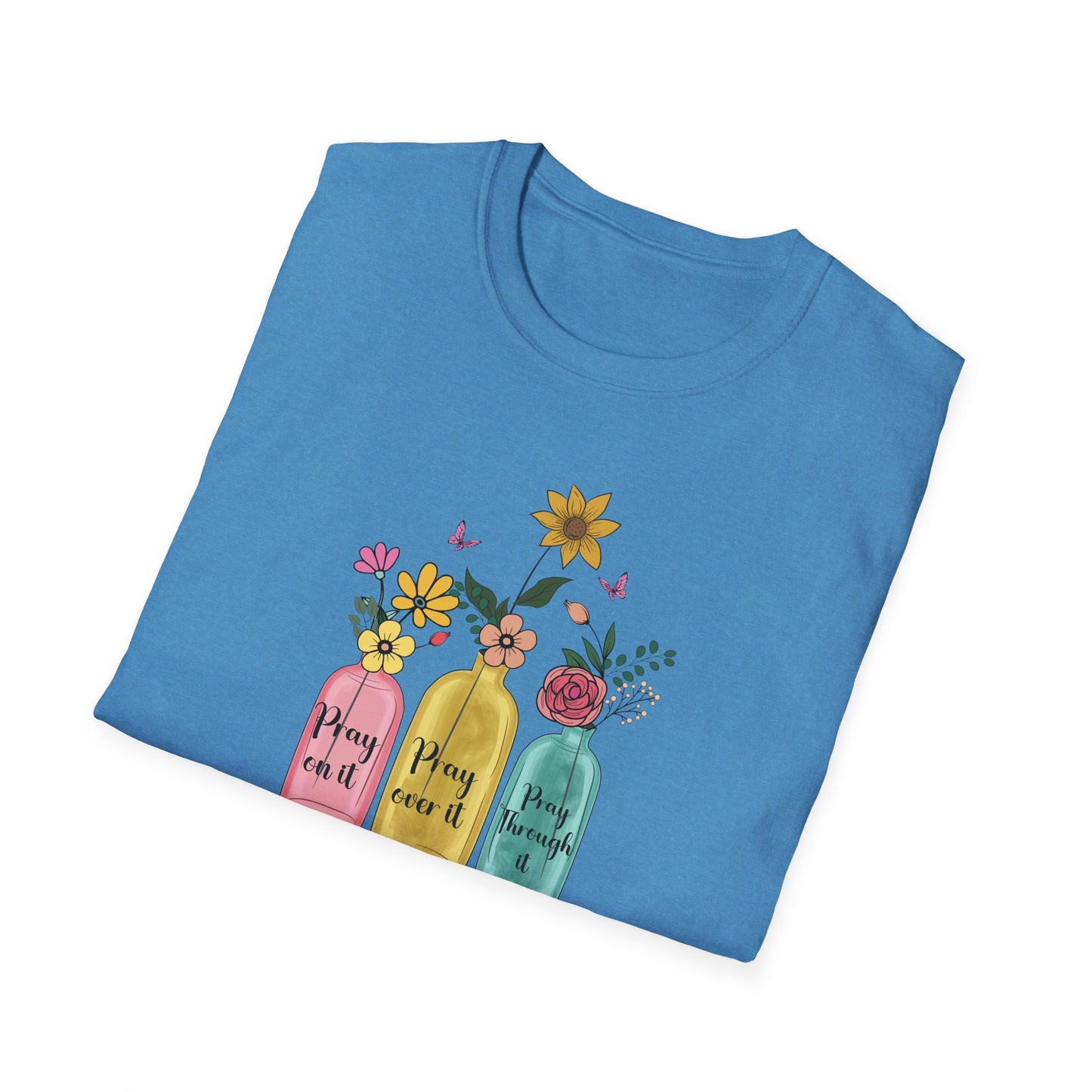 Jars of Flowers Unisex Softstyle T-Shirt