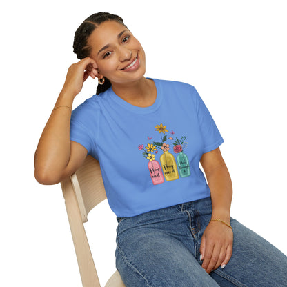 Jars of Flowers Unisex Softstyle T-Shirt