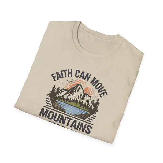"Faith Can Move Mountains" D-1 Unisex Softstyle T-Shirt