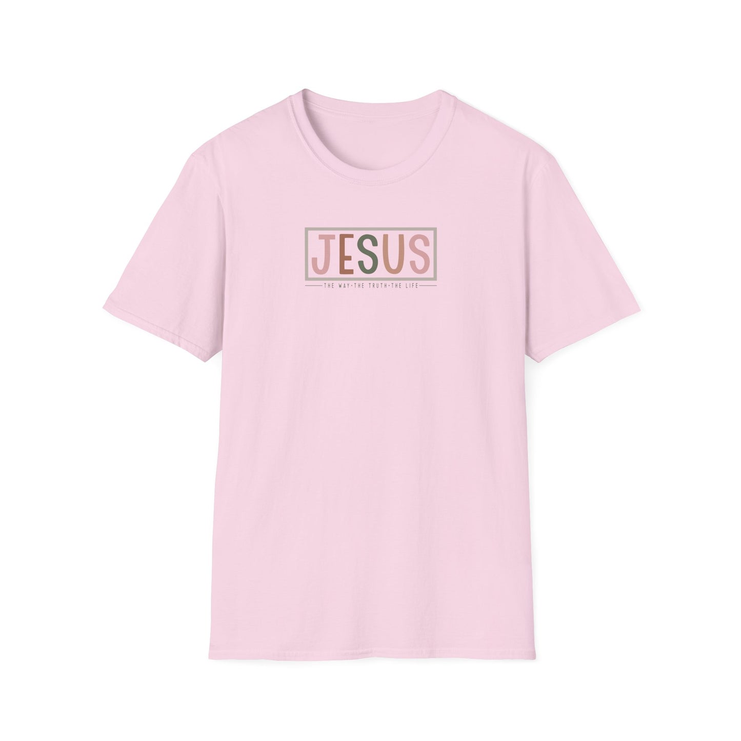 "Jesus - The Way The Truth The Life" Unisex Softstyle T-Shirt