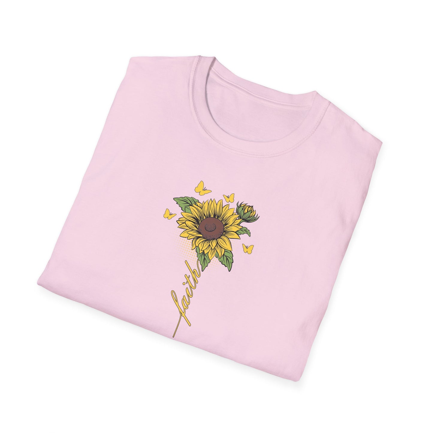 Faith Flower Unisex Softstyle T-Shirt