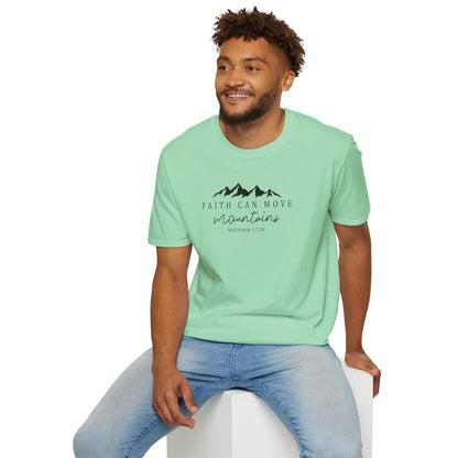 Faith Can Move Mountains D-2 Unisex Softstyle T-Shirt