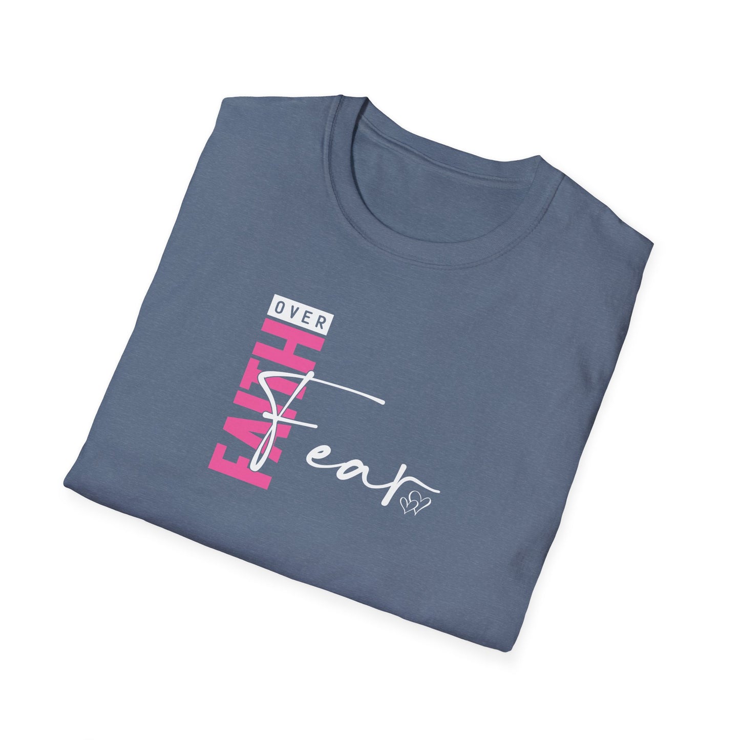 Faith Over Fear 1Unisex Softstyle T-Shirt