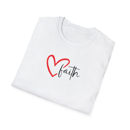 Faith Heart - Unisex Softstyle T-Shirt