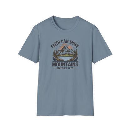"Faith Can Move Mountains" D-1 Unisex Softstyle T-Shirt
