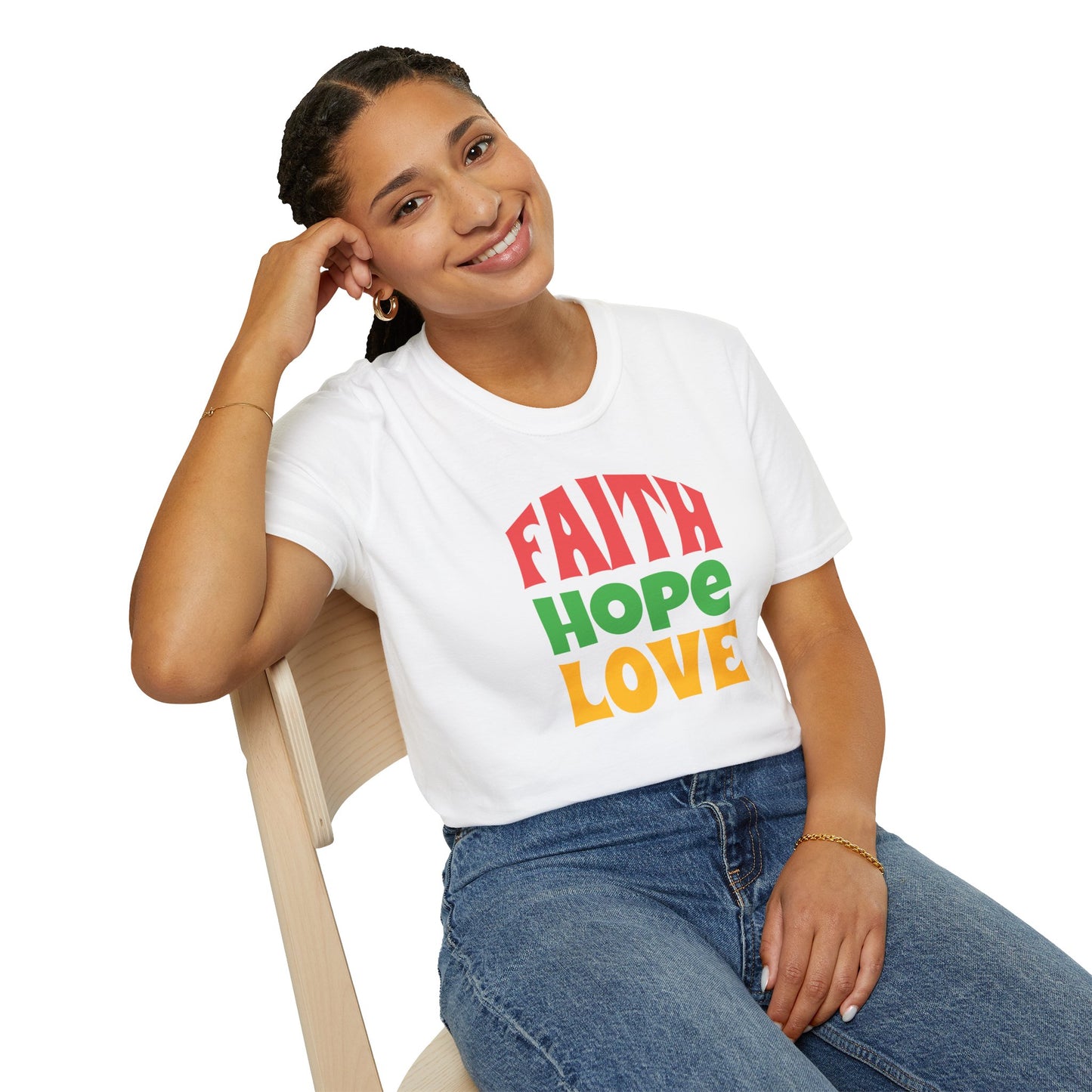 "Faith Hope Love" Unisex Softstyle T-Shirt