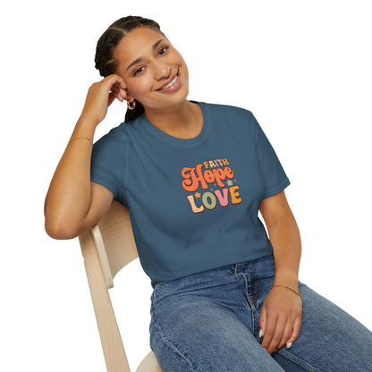 FAITH HOPE LOVE Unisex Softstyle T-Shirt