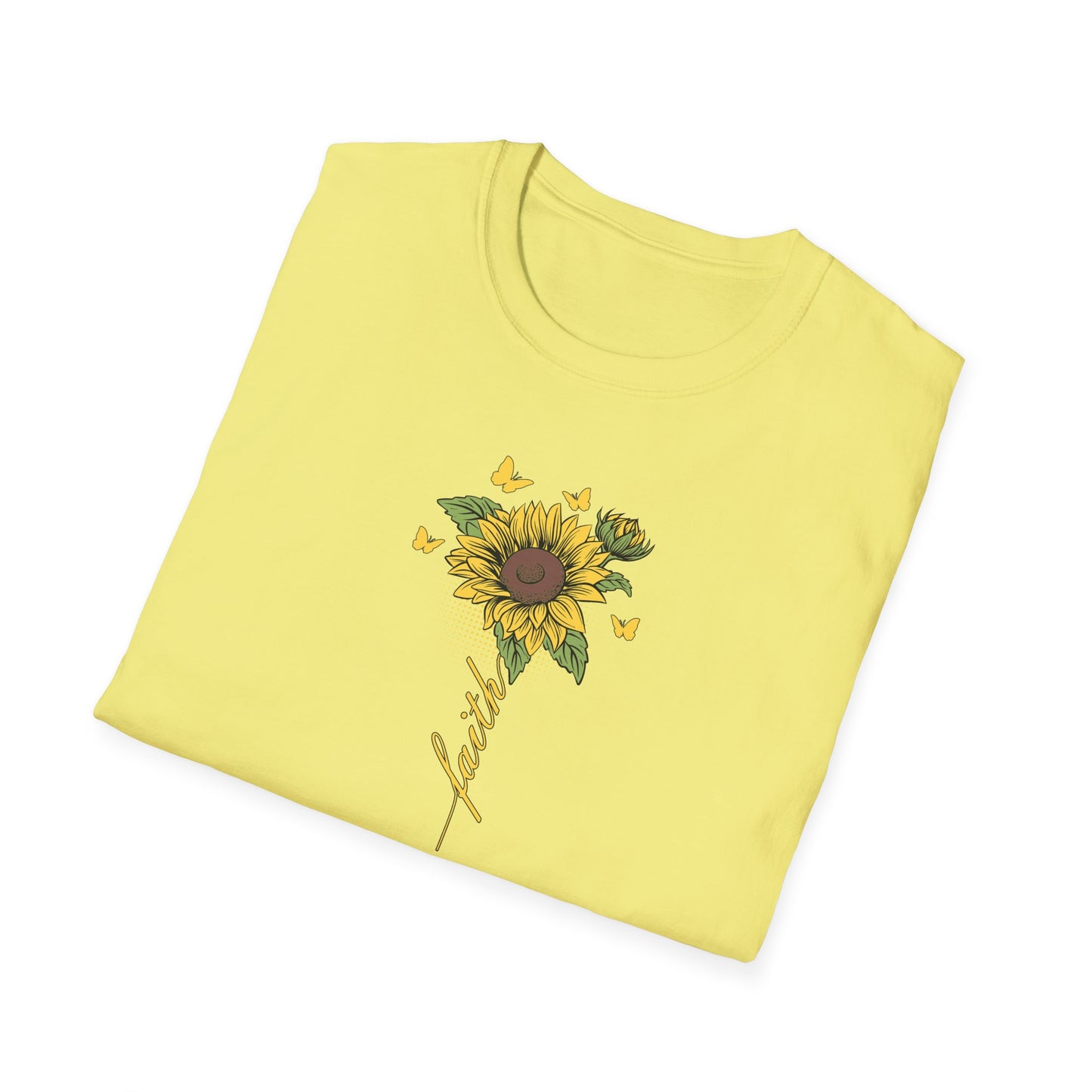 Faith Flower Unisex Softstyle T-Shirt