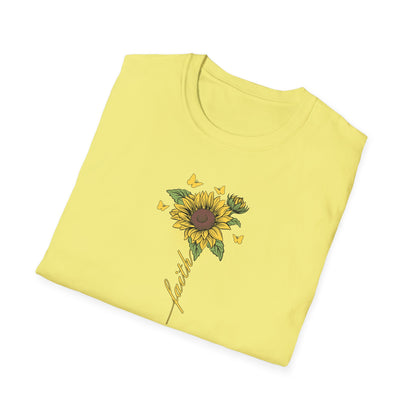 Faith Flower Unisex Softstyle T-Shirt