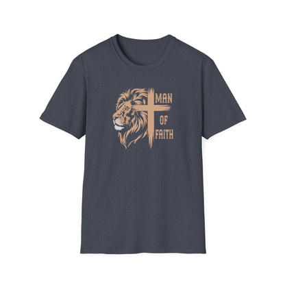 "Man of Faith" Front Print Unisex Softstyle T-Shirt