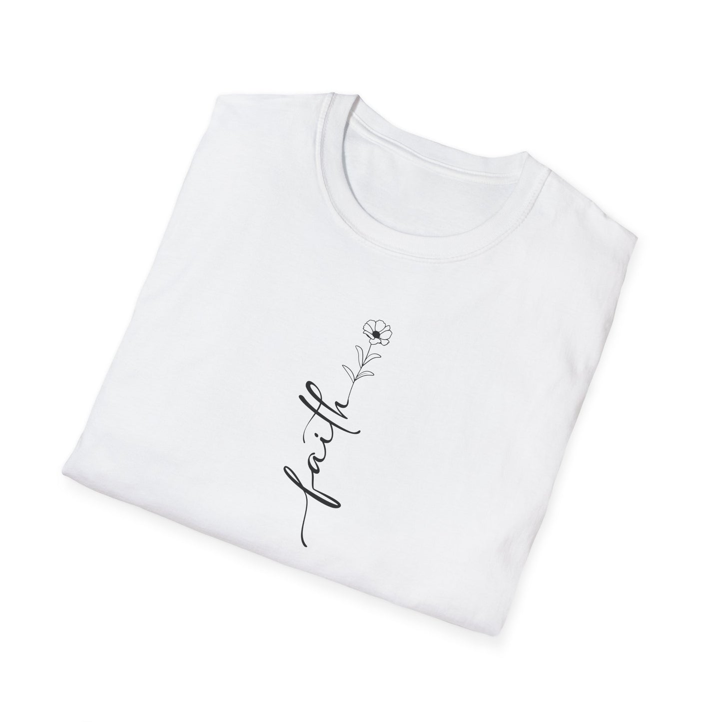 Faith Flower Unisex Softstyle T-Shirt