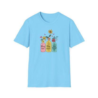 Jars of Flowers Unisex Softstyle T-Shirt