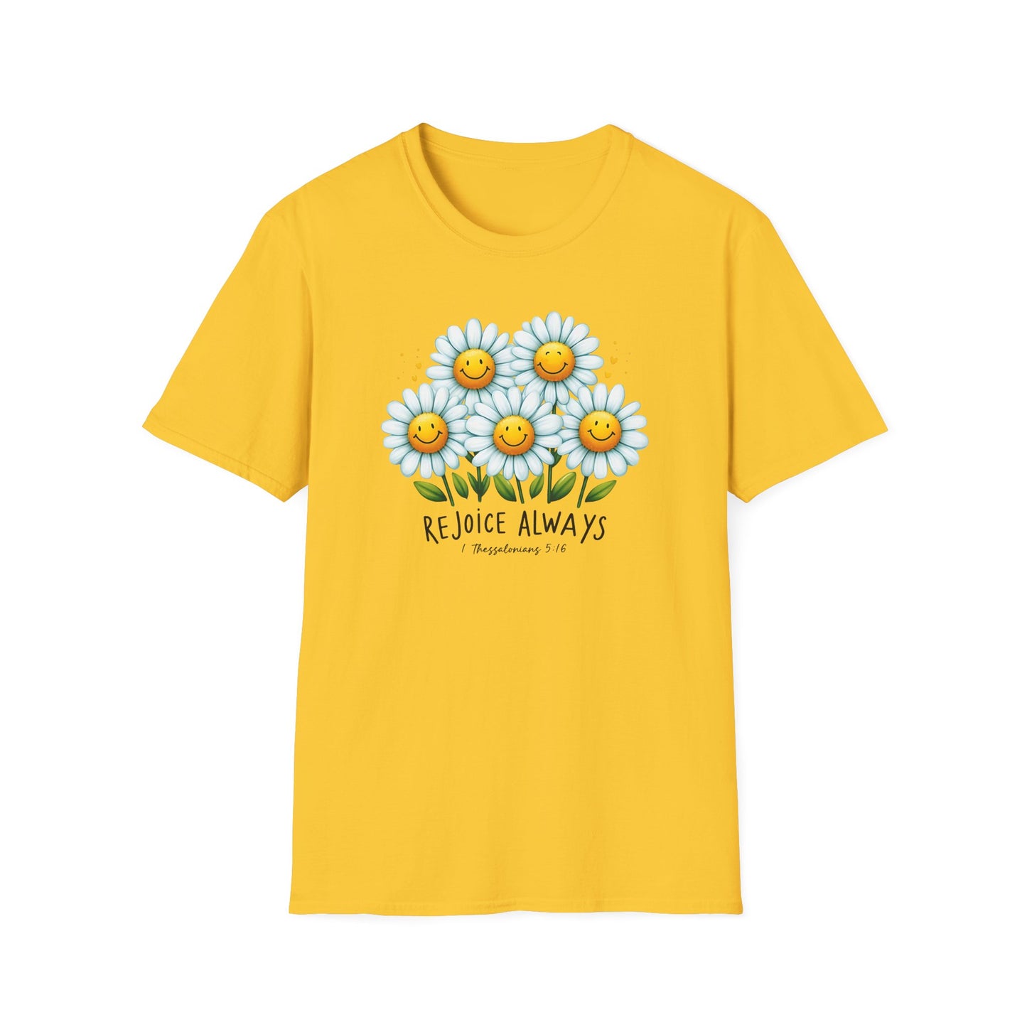 "Rejoice Always" Unisex Softstyle T-Shirt
