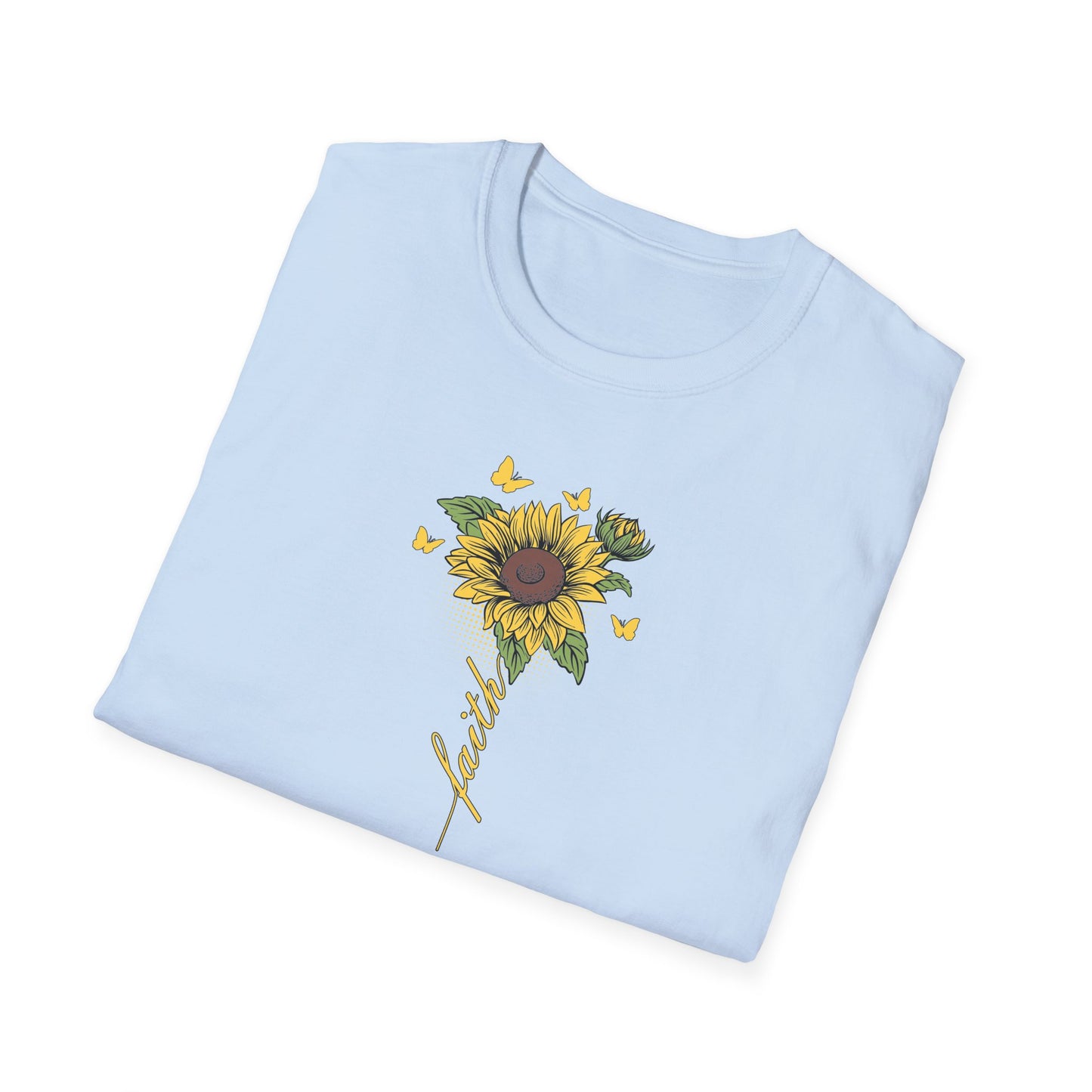 Faith Flower Unisex Softstyle T-Shirt