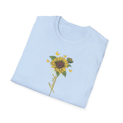 Faith Flower Unisex Softstyle T-Shirt