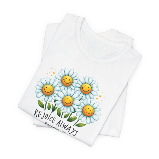 "Rejoice Always" Unisex Softstyle T-Shirt