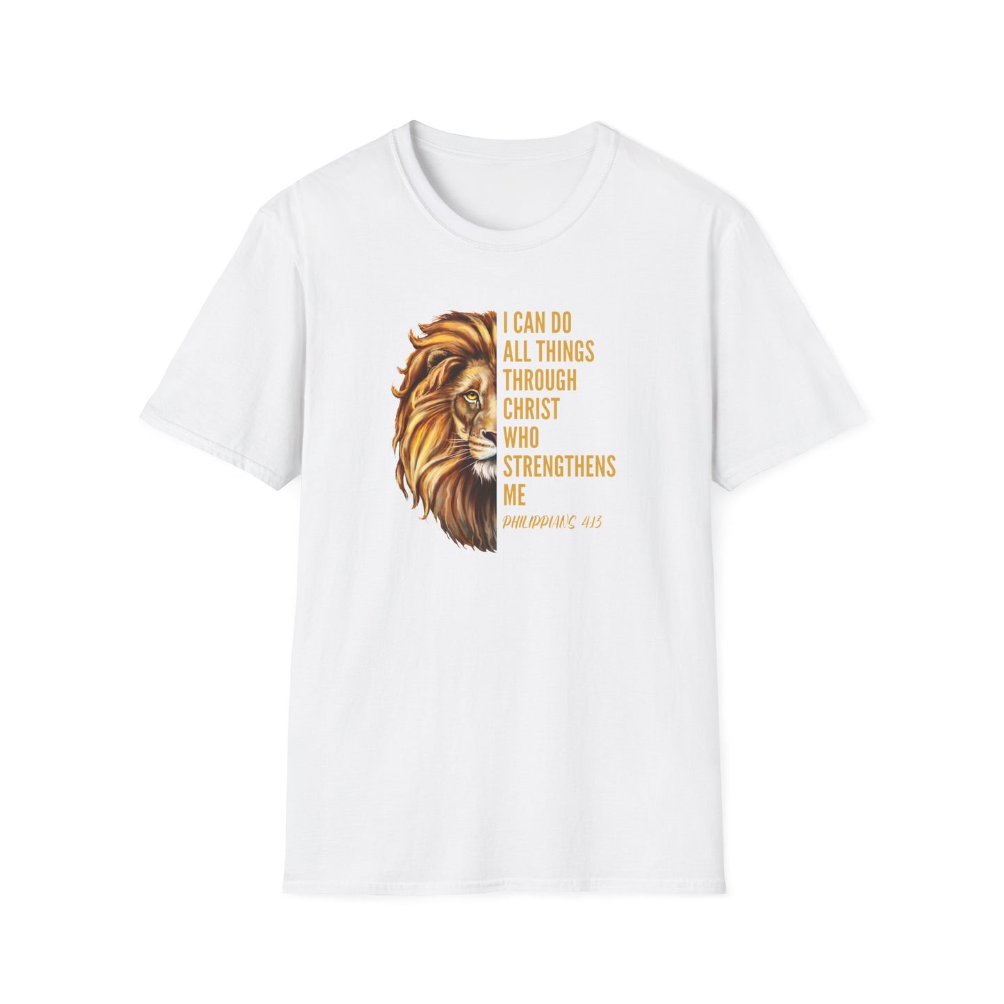"I Can Do All Things Through Christ" - Unisex Softstyle T-Shirt