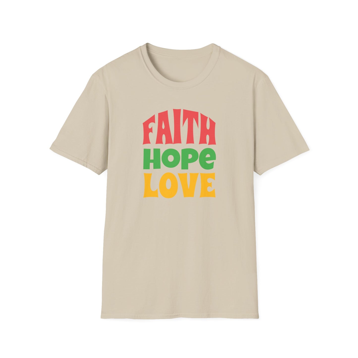 "Faith Hope Love" Unisex Softstyle T-Shirt