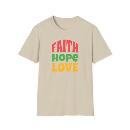 "Faith Hope Love" Unisex Softstyle T-Shirt