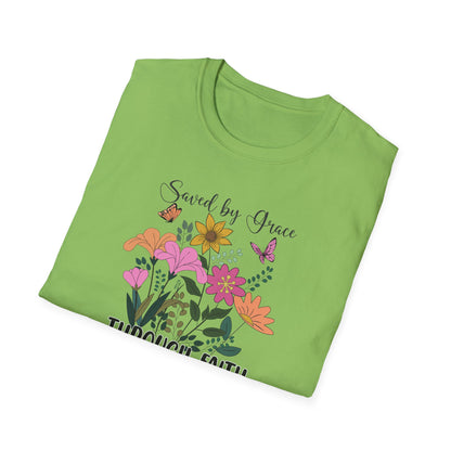 "Saved By Grace" Unisex Softstyle T-Shirt