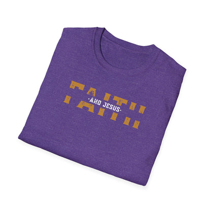 Faith and Jesus  Unisex Softstyle T-Shirt