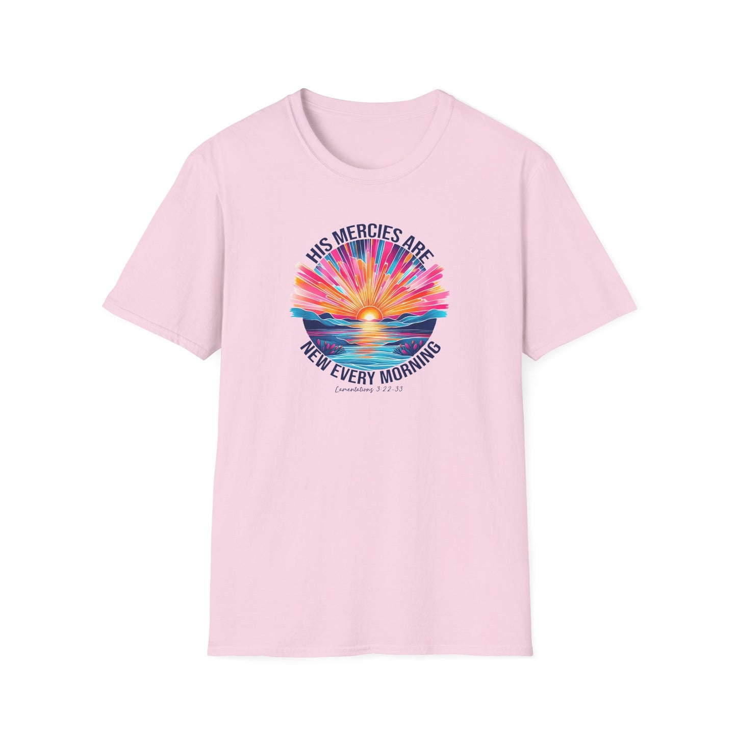 "His Mercies Are New" Unisex Softstyle T-Shirt