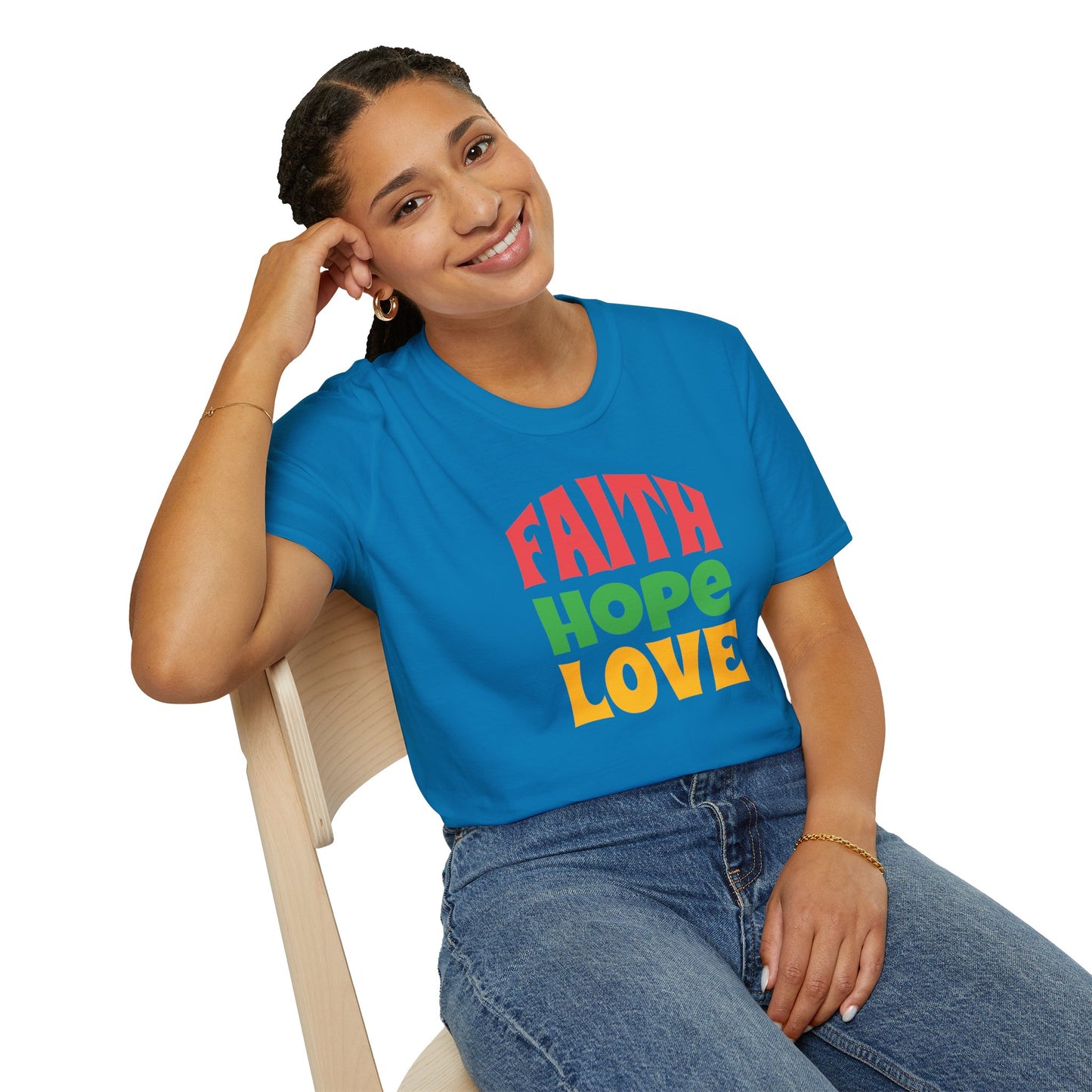 "Faith Hope Love" Unisex Softstyle T-Shirt