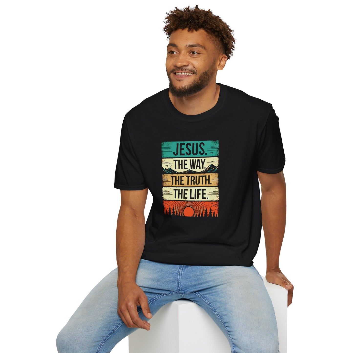 The Way The Truth The Life - Unisex Softstyle T-Shirt