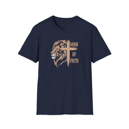 "Man of Faith" Front Print Unisex Softstyle T-Shirt