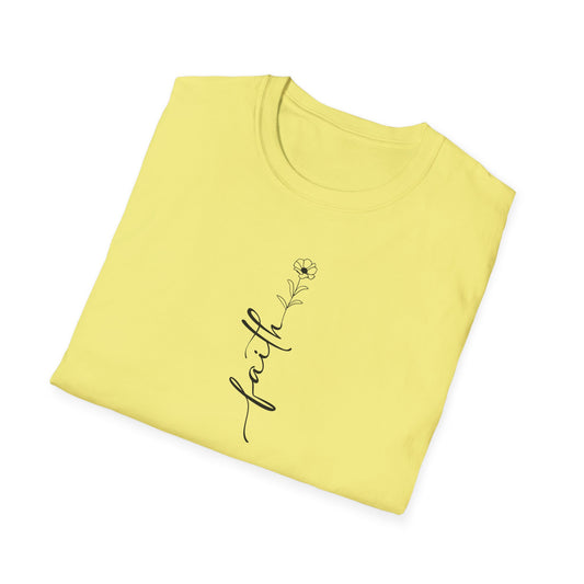 Faith Flower Unisex Softstyle T-Shirt
