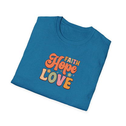 FAITH HOPE LOVE Unisex Softstyle T-Shirt