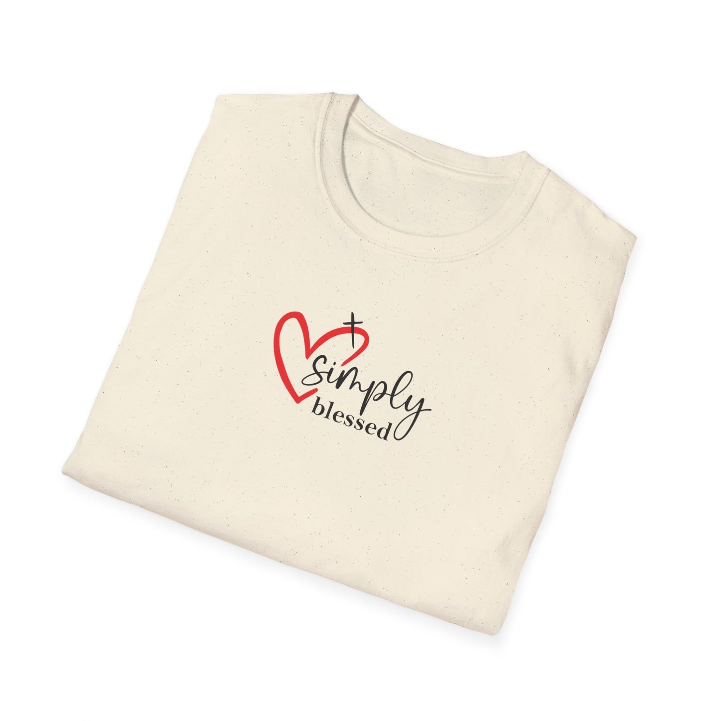 "Simply Blessed" Unisex Softstyle T-Shirt